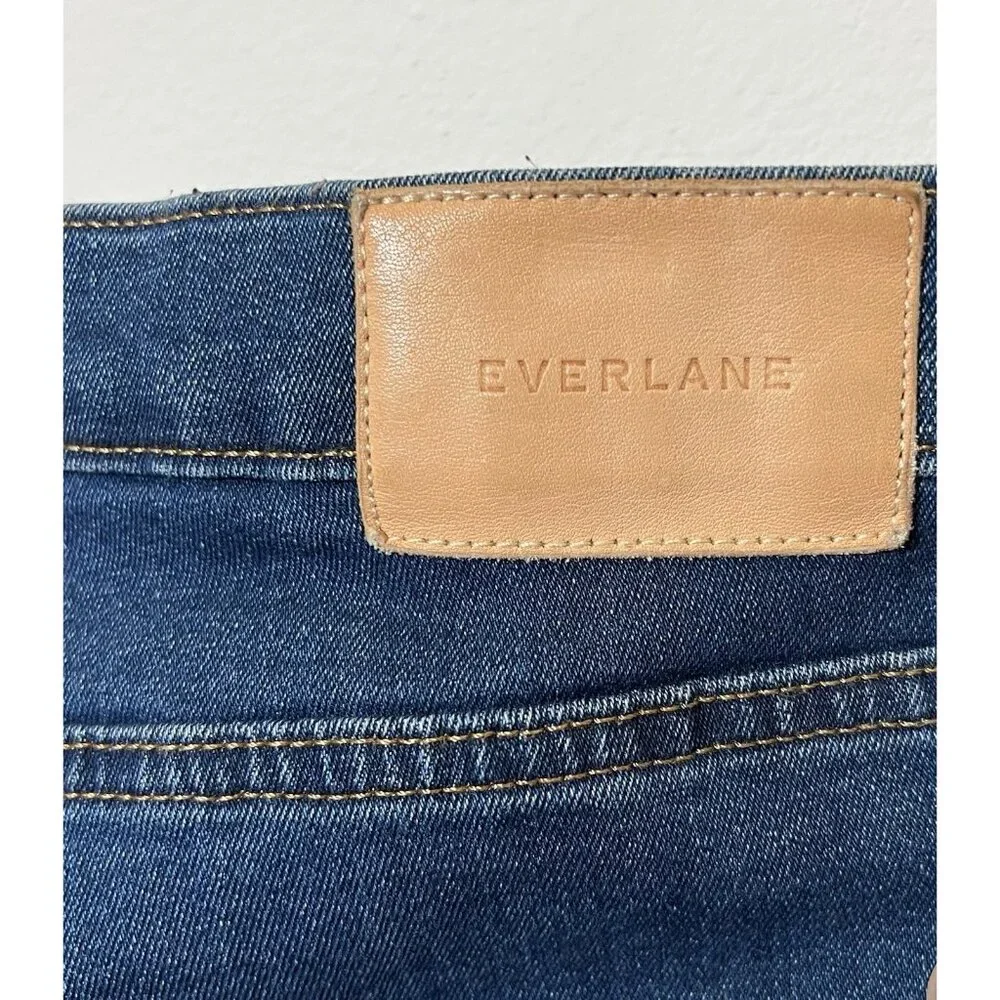 Everlane Women Jeans Size 32 High Rise Skinny Blue Stretch Zipper Pockets